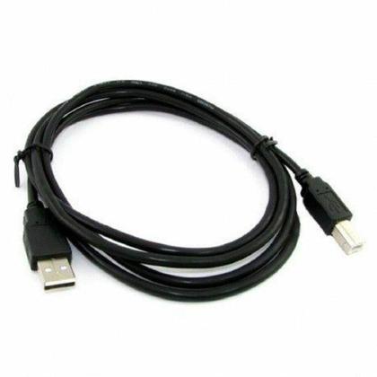 Imagem de Cabo Para Impressora Usb A Macho Para B Macho 2.0 3 Metros Preto