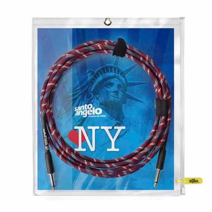 Imagem de Cabo para Instrumento P10 Santo Angelo Textil New York 3,05M com 5 Anos de Garantia - Santo Angelo