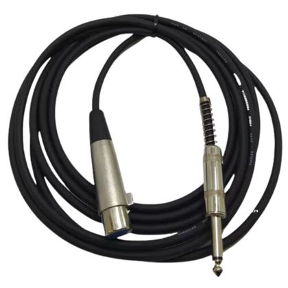Imagem de Cabo para Microfone P10 x XLR Femea 7 Metros 