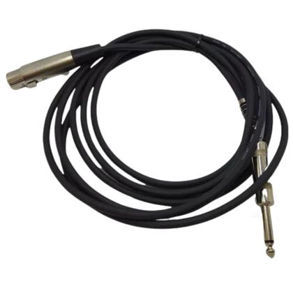 Imagem de Cabo para Microfone P10 x XLR Femea 7 Metros 