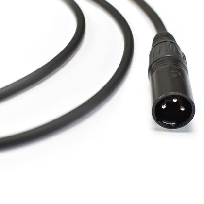 Imagem de Cabo Para Microfone Xlr Macho / Xlr Femea Ninja Lw 25ft 7,62 Metros Preto