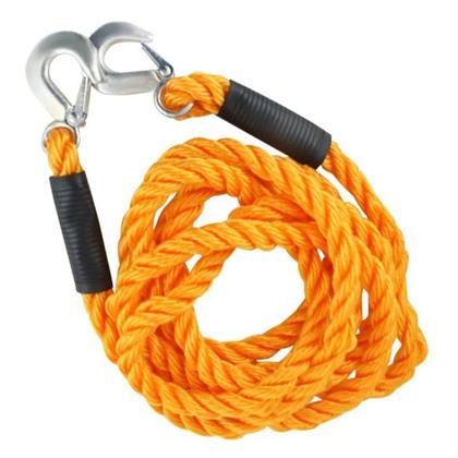 Imagem de Cabo Para Reboque Trançado ( Nylon com ganchos metálicos) 4 Metros - P/ 2000kg - Idea