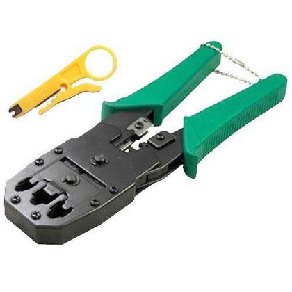 Imagem de Cabo para Rede Internet ou CFTV 50 Metros + Alicate Crimpador e 10 Conector RJ45