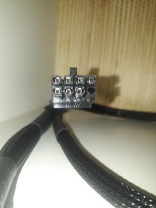 Imagem de Cabo PCIe para Corsair /XPG macho 8 pinos para PCIe 6  2 pinos conectores de cabo duplo GPU fonte de alimentação divisor cabo adaptador para font