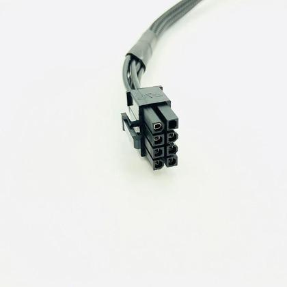 Imagem de Cabo PCIe para Corsair /XPG macho 8 pinos para PCIe 6  2 pinos conectores de cabo duplo GPU fonte de alimentação divisor cabo adaptador para font