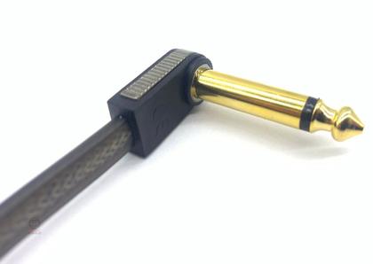 Imagem de Cabo pedal EBS HP58 Flat Patch High Performance BK Gold 58cm