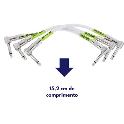 Imagem de Cabo pedal/pedal 6 (15,24 cm) plug l/l pct c/3 ernie ball