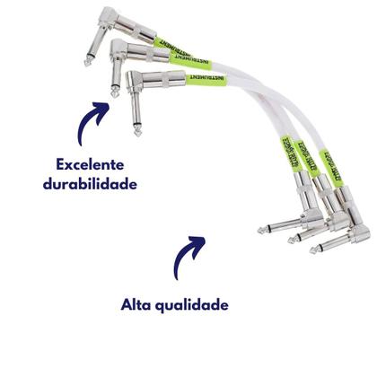 Imagem de Cabo pedal/pedal 6 (15,24 cm) plug l/l pct c/3 ernie ball