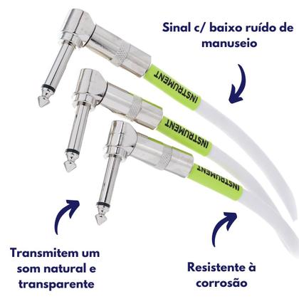 Imagem de Cabo pedal/pedal 6 (15,24 cm) plug l/l pct c/3 ernie ball
