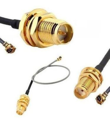 Imagem de Cabo Pigtail Ufl Ipx Mini Pci X Rp-sma Ou Rp-sma 20cm Drones