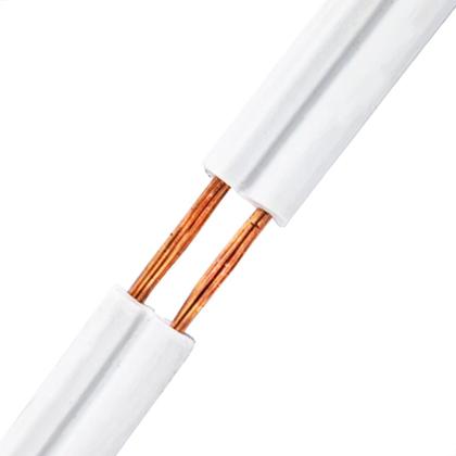 Imagem de Cabo Polarizado Externo Para Áudio 2x0.20 - Branco 5 Metros