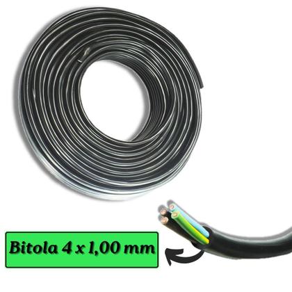 Imagem de Cabo Pp 4 Vias 1Mm Ligação Elétrica Reboque 10 Mts 100%Cobre