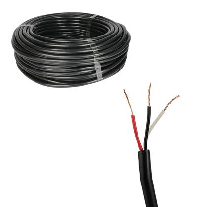 Imagem de Cabo Pp Instalação Elétrica Extensão 3 Vias 1mm - 50 Metros