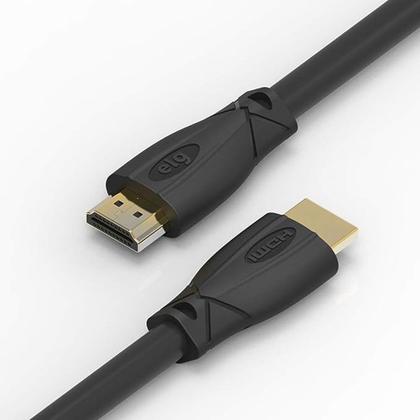 Imagem de Cabo Preto HDMI 2.0 High Speed Ethernet 4K - 1,8Mts - HS1018