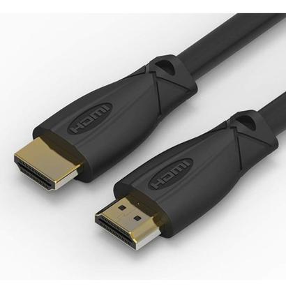 Imagem de Cabo Preto HDMI 2.0 High Speed Ethernet 4K - 1,8Mts - HS1018