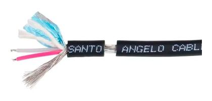 Imagem de Cabo Profissional XLR Canon Para Microfones Instrumentos Mesa de Som Santo Angelo Roxtone 7 Metros