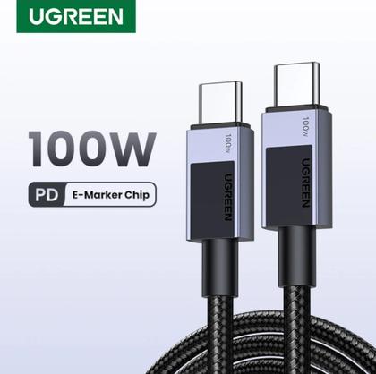 Imagem de Cabo rápido UGREEN USB C / Tipo C PD 100W 20V 5A ( 2 metros ) suporta PD3.0 QC4.0 65W 45W 33W Nylon