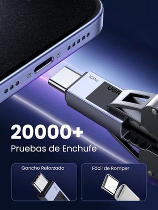 Imagem de Cabo rápido UGREEN USB C / Tipo C PD 100W 20V 5A ( 2 metros ) suporta PD3.0 QC4.0 65W 45W 33W Nylon