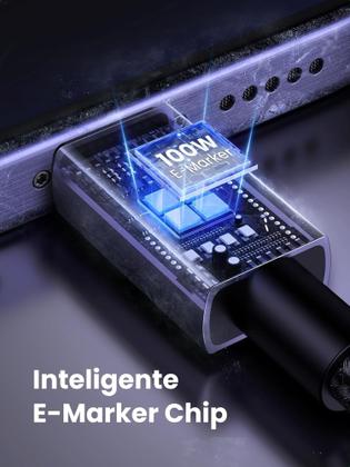 Imagem de Cabo rápido UGREEN USB C / Tipo C PD 100W 20V 5A ( 2 metros ) suporta PD3.0 QC4.0 65W 45W 33W Nylon