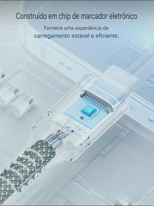 Imagem de Cabo Rápido Ugreen Usb Tipo C 100W 20V 5A Pd3.0 Flexível 2M,