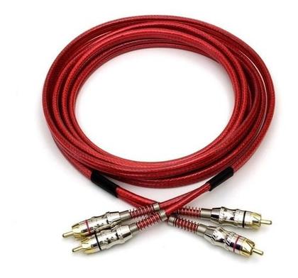 Imagem de Cabo Rca 5 metros Technoise Serie 400p Vermelho (Unidade)