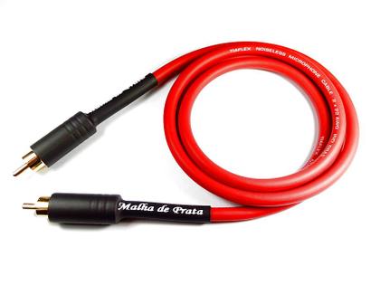 Imagem de Cabo RCA Áudio Dupla Blindagem Banhado a Ouro MDP Termo P / V (Selecione o Tamanho)