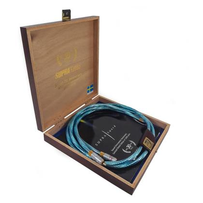 Imagem de Cabo RCA high-end Sword-ISL Supra Cables 1mt (Par) Azul Gelo