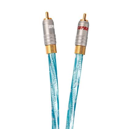 Imagem de Cabo RCA high-end Sword-ISL Supra Cables 1mt (Par) Azul Gelo