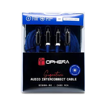 Imagem de Cabo RCA Signature 5m Malha Náutica 100% Cobre Ophera - 5835