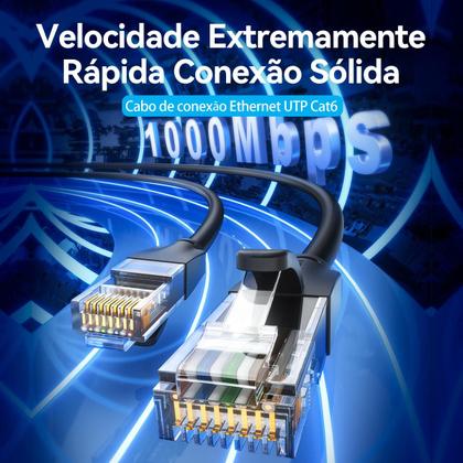 Imagem de Cabo Rede Cat6 1,5 Metros Ethernet Lan Giga 10/1000 Vention