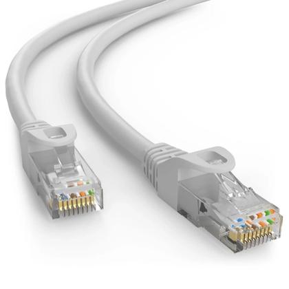 Imagem de Cabo Rede Patch Cord Rj45 Cat6 Cinza 3 Metros