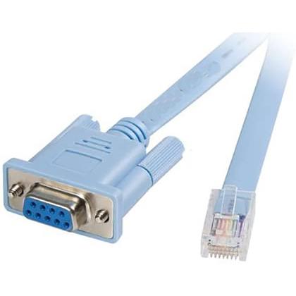 Imagem de Cabo rs232 db9 femea  x  rede rj45 ethernet lan