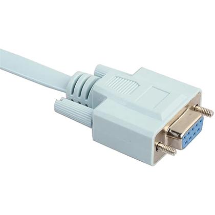 Imagem de Cabo rs232 db9 femea  x  rede rj45 ethernet lan