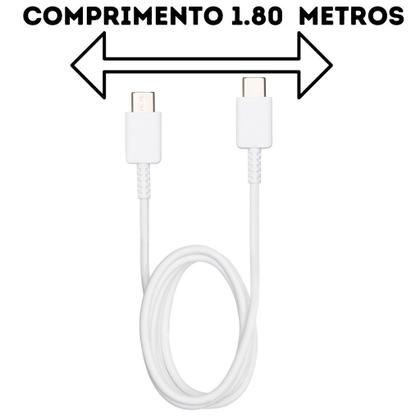 Imagem de Cabo Samsung Original C para C Longo 1.80 Metros S24Ultra S25 S26 Ultra S26Plus S24Plus S23 Ultra