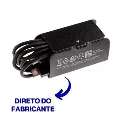 Imagem de Cabo Samsung Tipo C Turbo 1m Preto S24 S23 S22 S21 S20