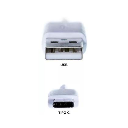 Imagem de Cabo Samsung USB p/ Tipo C Branco 1m A13 A24 A32 A53 S20 S21 Fe Original