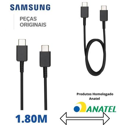 Imagem de Cabo Samsung Z Fold 3 USB-C para C Longo 1.8M Original