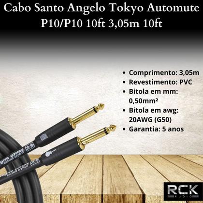 Imagem de Cabo Santo Angelo Tokyo Automute P10/P10 10ft 3,05m 10ft