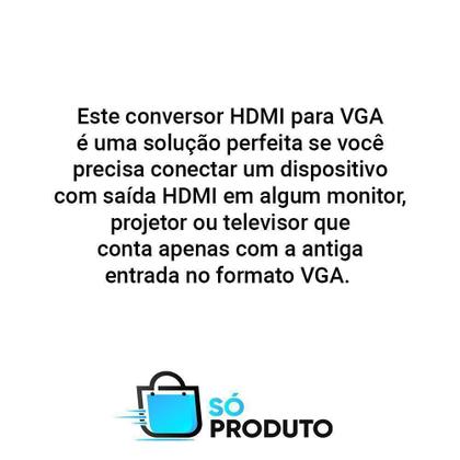 Imagem de Cabo Shinka Hdmi Para Vga