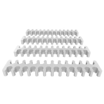 Imagem de Cabo sleeved gamer rise mode preto e branco - rm-sl-bw