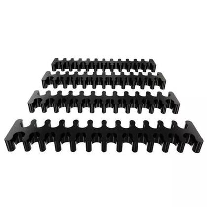 Imagem de Cabo sleeved gamer rise mode preto e branco - rm-sl-bw