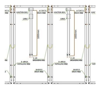 Imagem de Cabo Solar De 4mm² E 20cm Jumper De Aterramento - 4 Peças