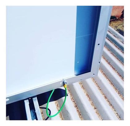 Imagem de Cabo Solar De 6mm2 E 20cm Jumper De Aterramento - 20 Peças