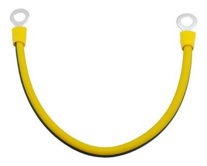 Imagem de Cabo Solar De 6mm² E 20cm Jumper De Aterramento - 4 Peças