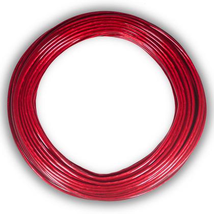 Imagem de Cabo Som Fio Paralelo 50m 50 Metros 1,5mm Preto Vermelho 100% Cobre 2x14AWG 