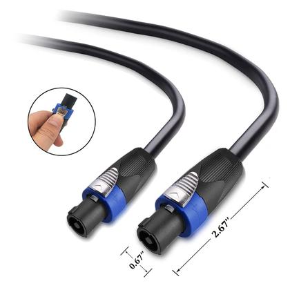 Imagem de Cabo Speakon para Speakon ROCMUZZK de 30 pés e 12 AWG, pacote com 2