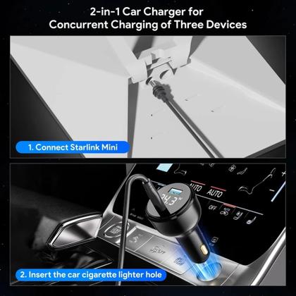 Imagem de Cabo Star Mini Carregador USb carro Veicular 12v
