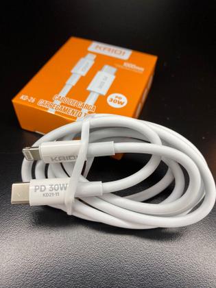 Imagem de Cabo Tipo-C Entrada Lightning PD 30W 1 Metro Kaidi