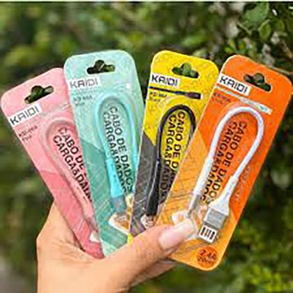 Imagem de Cabo tipo-c mini para power bank estiloso kaidi kd-66c