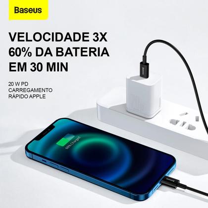 Imagem de Cabo Tipo C para Lightning Baseus Superior Series Fast Charging Data 20W 1m